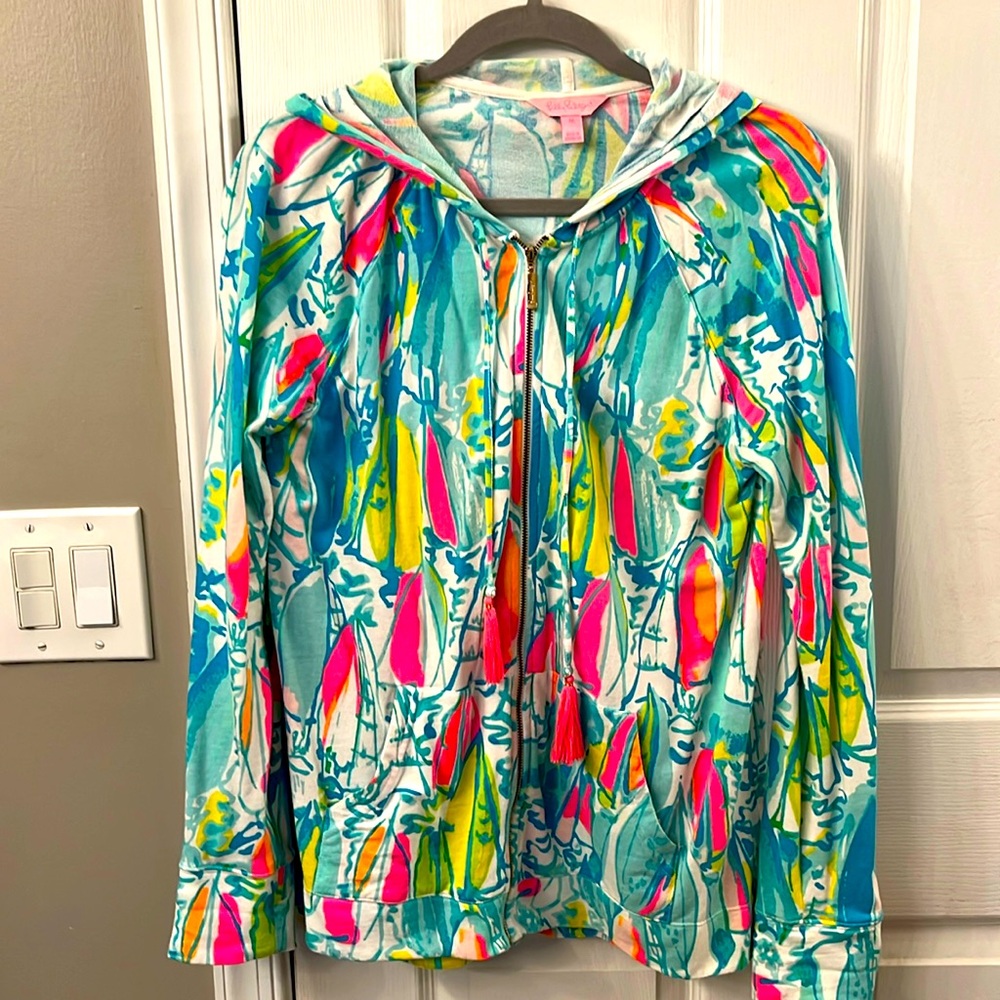 Lilly Pulitzer zip up hoodie